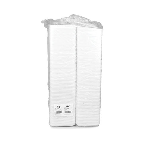 Supermarket Tray, #2, 8.2 X 5.7 X 0.91, White, Foam ,500/carton