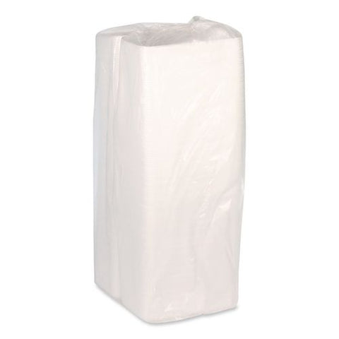 No. 10s Foam Supermarket Meat Tray, 10.75 X 5.7 X 0.65, White, Foam, 500/carton