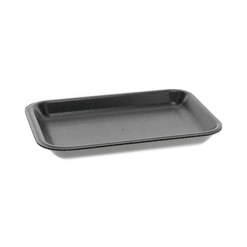 Supermarket Tray, #2, 8.2 X 5.7 X 0.91, Black, Foam, 500/carton