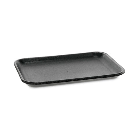 Supermarket Tray, #2s, 8.2 X 5.7 X 0.65, Black, Foam, 500/carton