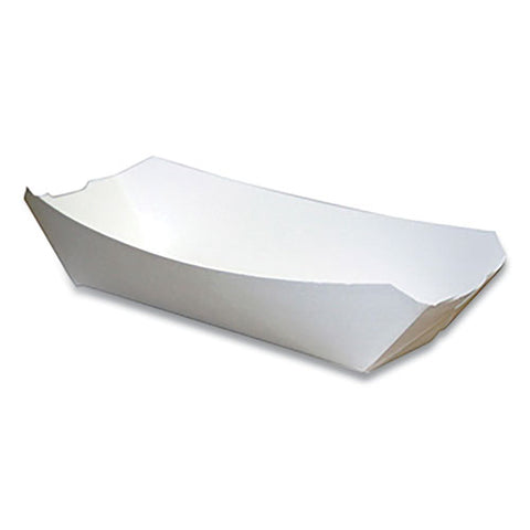 Paperboard Food Tray, #12 Beers Tray, 6 X 4 X 1.5, White, Paper, 300/carton