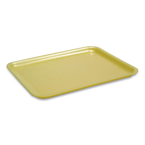 Supermarket Tray, #2, 8.38 X 5.88 X 1.21, Yellow, Foam, 500/carton