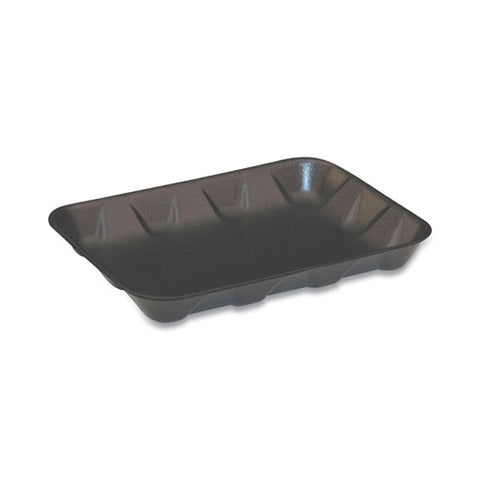 Supermarket Tray, #4d, 9.58 X 7.08 X 1.25, Black, Foam, 400/carton