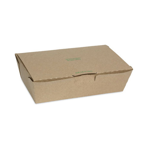 Earthchoice Tamper Evident Onebox Paper Box, 9.04 X 4.85 X 2.75, Kraft, 162/carton