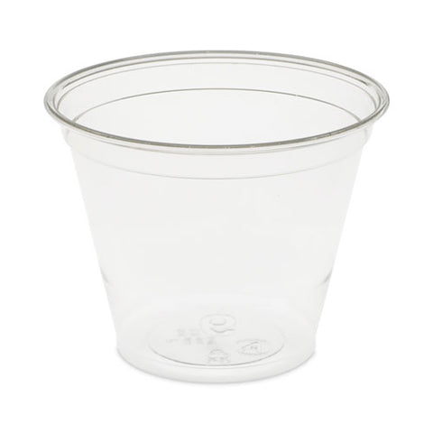 Earthchoice Recycled Clear Plastic Cold Cups, 9 Oz, Clear, 975/carton