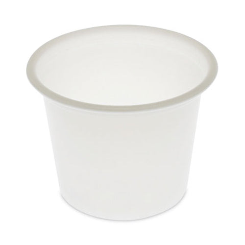 Plastic Portion Cup, 1 Oz, Translucent, 200/sleeve, 25 Sleeves/carton