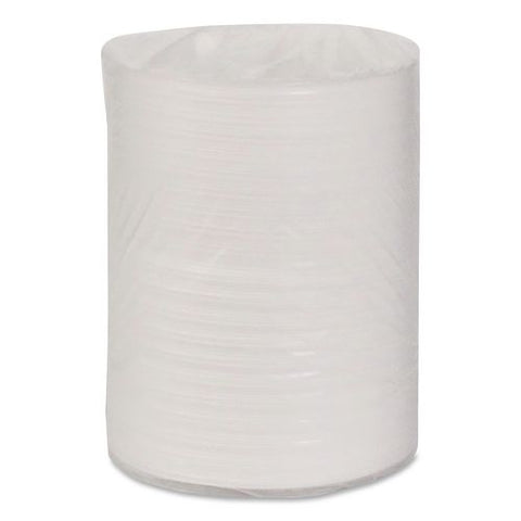 Placesetter Satin Non-laminated Foam Dinnerware,  Plate, 6" Dia, White, 1,000/carton
