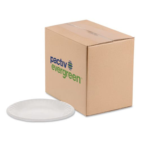 Placesetter Satin Non-laminated Foam Dinnerware,  Plate, 6" Dia, White, 1,000/carton