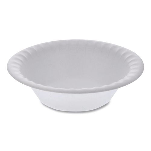 Placesetter Satin Non-laminated Foam Dinnerware, Bowl, 12 Oz, 6 In Dia, White, 1,000/carton