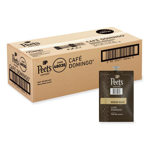 Flavia Ground Coffee Freshpacks, Cafe Domingo Blend, 0.35 Oz Freshpack, 76/carton