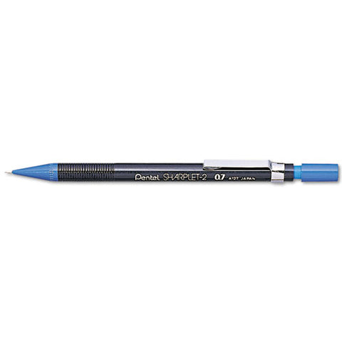 Sharplet-2 Mechanical Pencil, 0.7 Mm, Hb (#2), Black Lead, Dark Blue Barrel