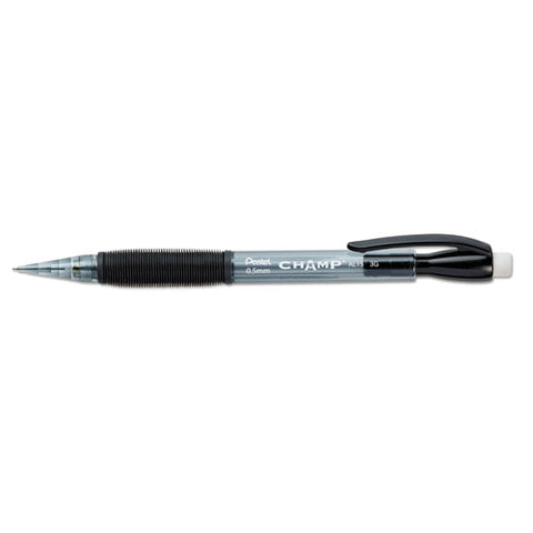 Champ Mechanical Pencil Value Pack, 0.5 Mm, Hb (#2), Black Lead, Clear/black Barrel, 24/pack