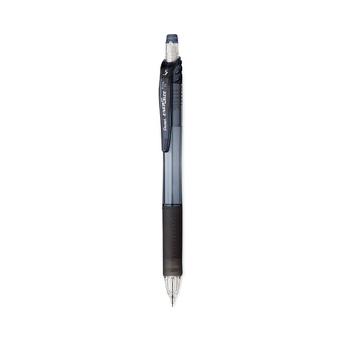 Energel Rtx Gel Pen, Retractable, Medium 0.7 Mm, Black Ink, Gray/black Barrel, 5/pack