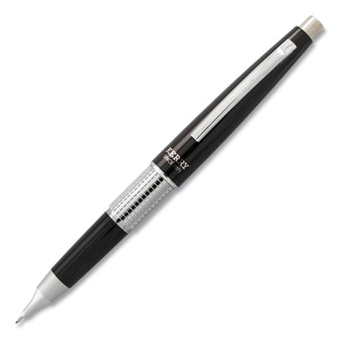 Sharp Kerry Mechanical Pencil, 0.5 Mm, Hb (#2), Black Lead, Black Barrel