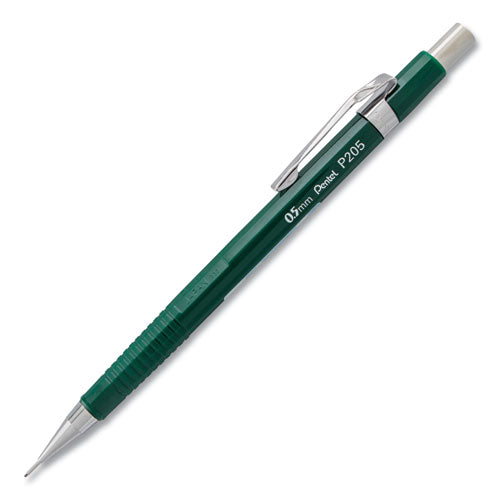 Sharp Mechanical Pencil, 0.5 Mm, Hb (#2), Black Lead, Green Barrel