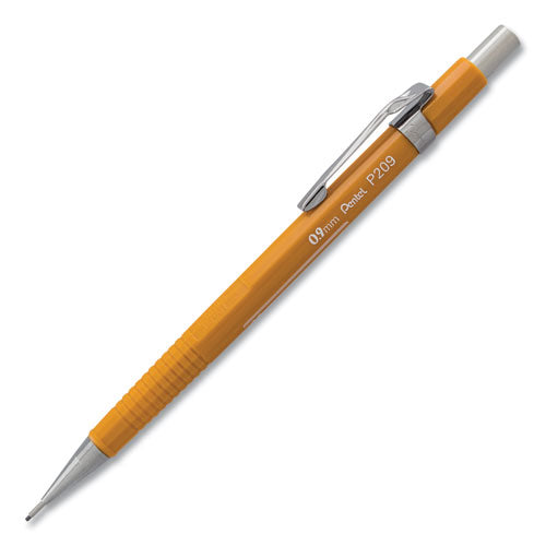 Sharp Mechanical Pencil, 0.9 Mm, Hb (#2), Black Lead, Yellow Barrel