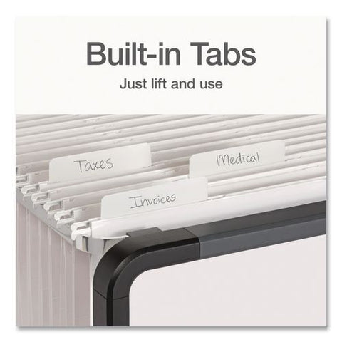Ready-tab Reinforced Hanging File Folders, Letter Size, 1/3-cut Tabs, White, 20/box