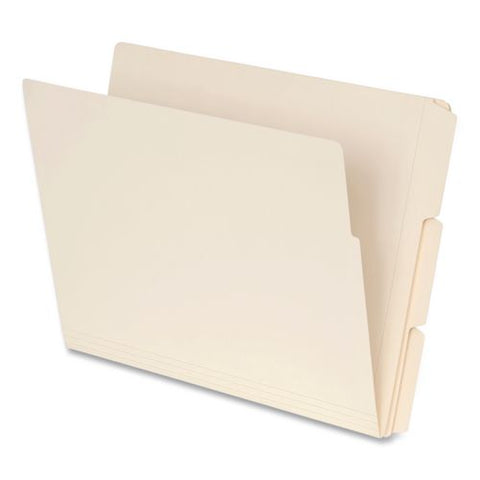 Manila End Tab Expansion Folders, 1/3-cut Tabs: Assorted, Letter Size, 0.75" Expansion, Manila, 100/box