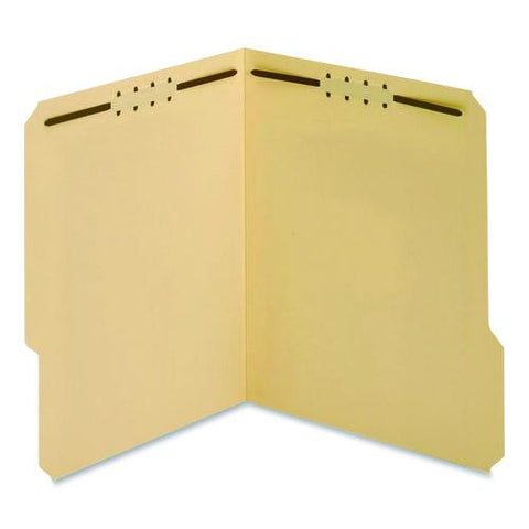 Manila Fastener Folders, 0.75" Expansion, 2 Fasteners, Letter Size, Manila Exterior, 50/box