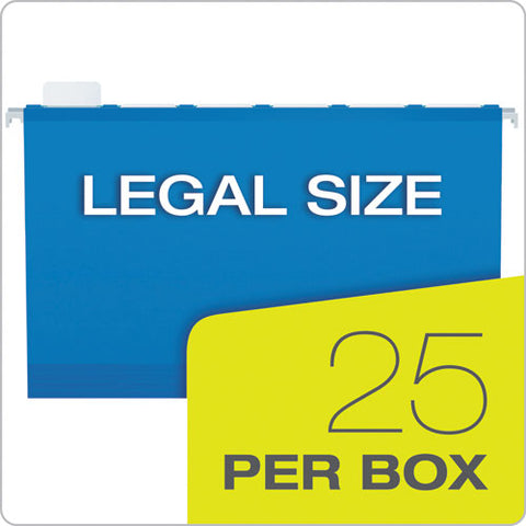 Ready-tab Colored Reinforced Hanging Folders, Letter Size, 1/3-cut Tabs, Assorted Colors, 25/box