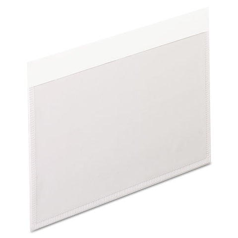 Self-adhesive Pockets, 3 X 5, Clear Front/white Backing, 100/box