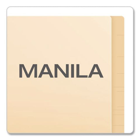 Manila End Tab Folders, Straight Tabs, Legal Size, Manila, 100/box