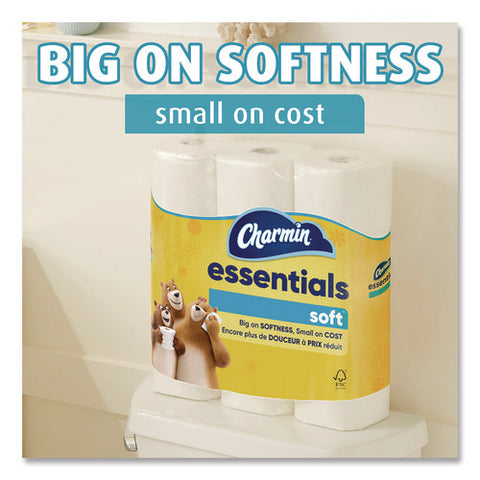 Essentials Soft Bathroom Tissue, Septic Safe, 2-ply, White, 330 Sheets/roll, 9 Rolls/pack, 4 Packs/carton