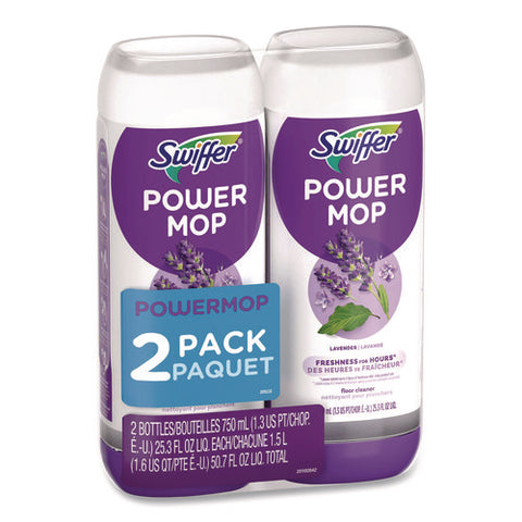 Powermop Refill Cleaning Solution, Lavender Scent, 25.3 Oz Refill Bottle, 2/pack