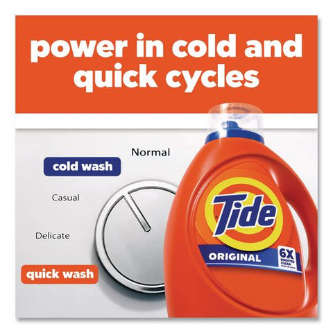 Liquid Tide Laundry Detergent, Original Scent, 32 Loads, 40 Oz Bottle, 6/carton