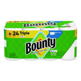 Select-a-size Kitchen Roll Paper Towels, 2-ply, White, 6 X 11, 135 Sheets/roll, 8 Triple Rolls/carton