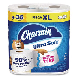 Ultra Soft Bathroom Tissue, Septic Safe, 2-ply, White, 336 Sheets/roll, 18 Rolls/carton