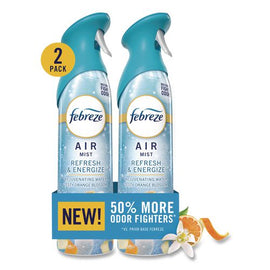 Air, Refresh And Energize, 8.1 Oz, Aerosol Spray, 2/pack