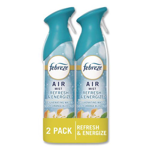 Air, Refresh And Energize, 8.1 Oz, Aerosol Spray, 2/pack
