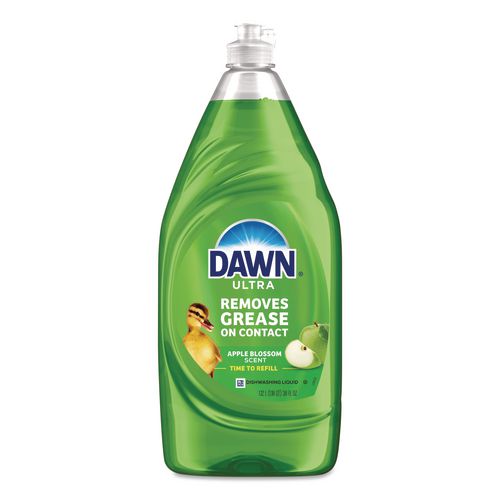 Ultra Antibacterial Dishwashing Liquid, Apple Blossom Scent, 38 Oz Bottle, 8/carton