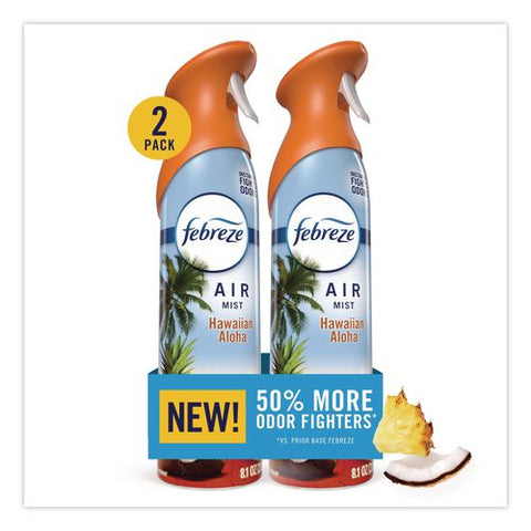 Air, Hawaiian Aloha, 8.1 Oz Aerosol Spray, 2/pack