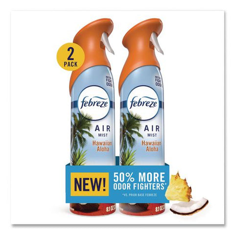 Air, Hawaiian Aloha, 8.1 Oz Aerosol Spray, 2/pack, 3 Packs/carton