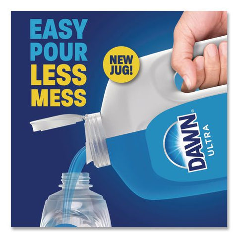 Ultra Dishwashing Liquid Refill Jug, Unscented, 51.5 Oz Jug, 2/carton