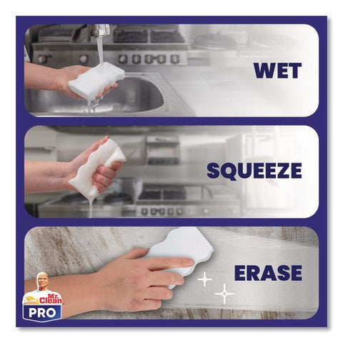 Magic Eraser, 2.2 X 4.6, 0.6" Thick, White, 6/pack, 6 Packs/carton