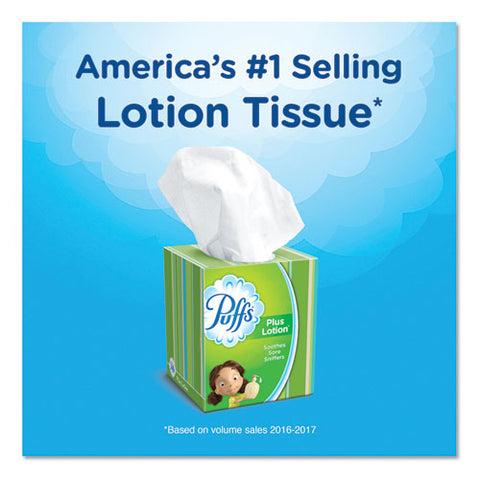 Plus Lotion Facial Tissue, 2-ply, White, 56 Sheets/box, 24 Boxes/carton