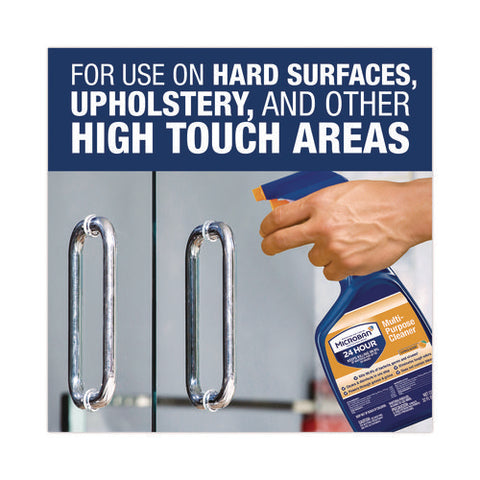 24-hour Disinfectant Multipurpose Cleaner, Citrus, 32 Oz Spray Bottle, 6/carton