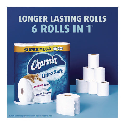 Ultra Soft Bathroom Tissue, Septic Safe, 2-ply, White, 336 Sheets/roll, 6 Rolls/pack