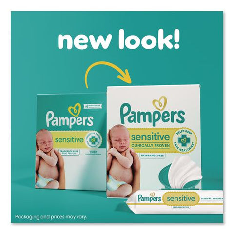 Sensitive Baby Wipes, 1-wipe Pop-top, Fragrance-free, 84 Wipes/pack, 2 Packs