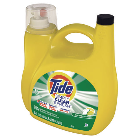 Simply Clean And Fresh Laundry Detergent, Daybreak Fresh, 128 Oz Bottle