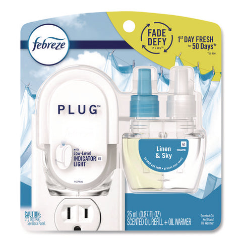 Plug Air Freshener Warmer Start Kit, Clear/white