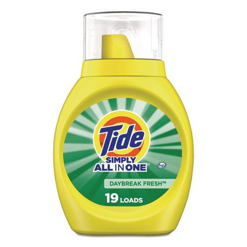 Simply All-in-one Liquid Laundry Detergent, Daybreak Fresh Scent, 25 Oz Bottle, 6/carton