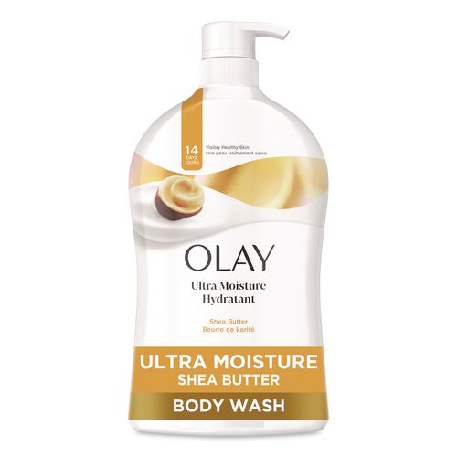 Ultra Moisture Body Wash, Shea Butter Scent, 33 Oz Pump Bottle