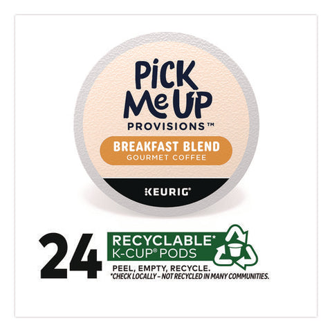 Breakfast Blend Coffee K-cups, 24/box