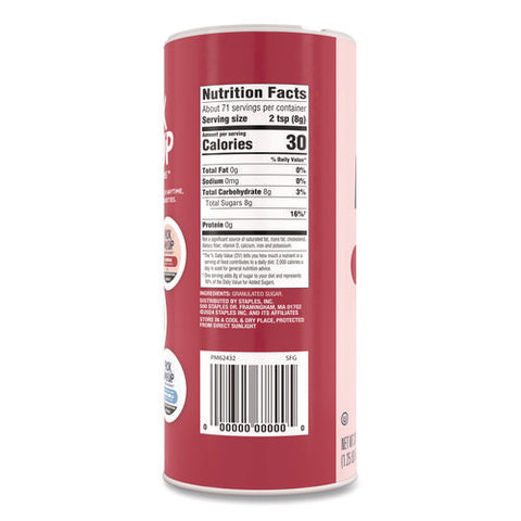 Pure Sugar, 20 Oz Canister, 24/carton