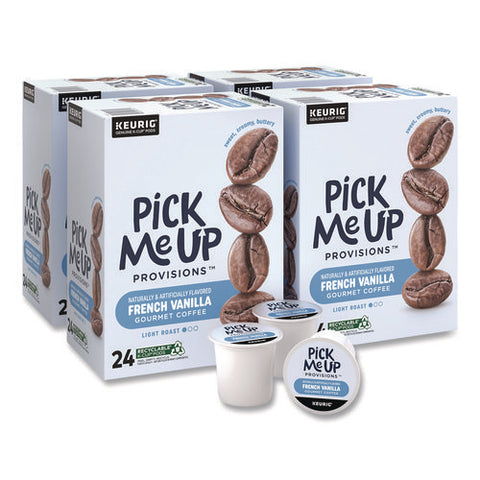 French Vanilla Coffee K-cups, 96/carton