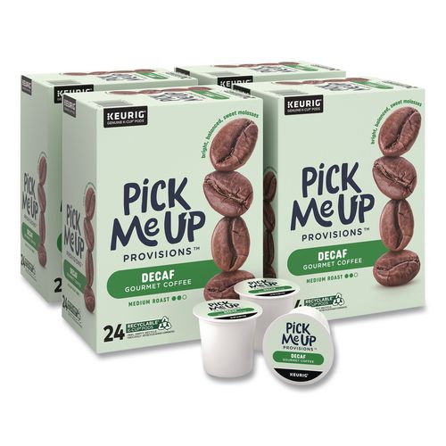 Decaf Coffee K-cups, Medium Roast, 96/carton